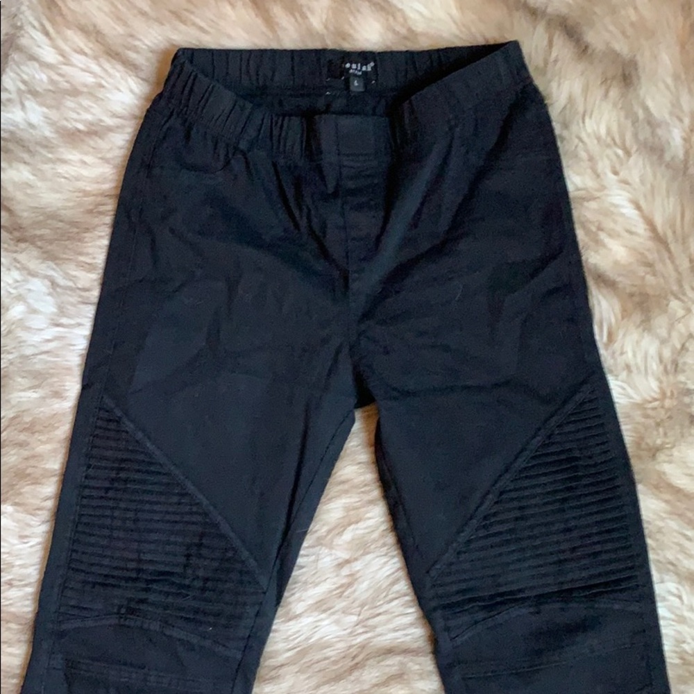 Black Motto Jeggings